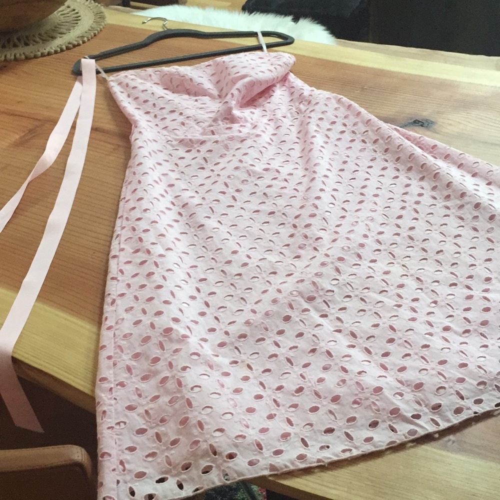 Rubber Ducky Production Pink Eyelet Dress